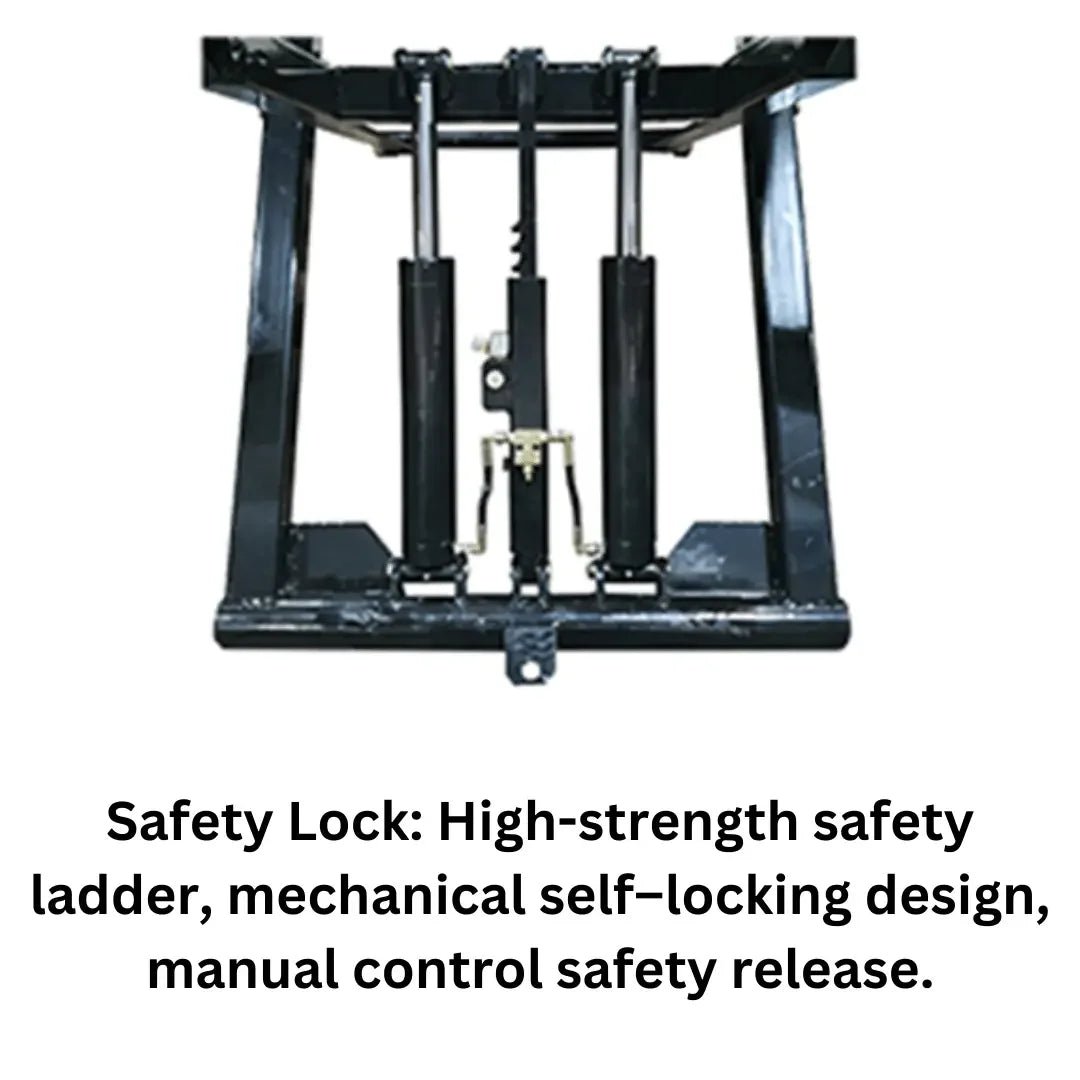 Amgo MR06 6,000 lb Mid-Rise Portable Scissor Lift - Image 3