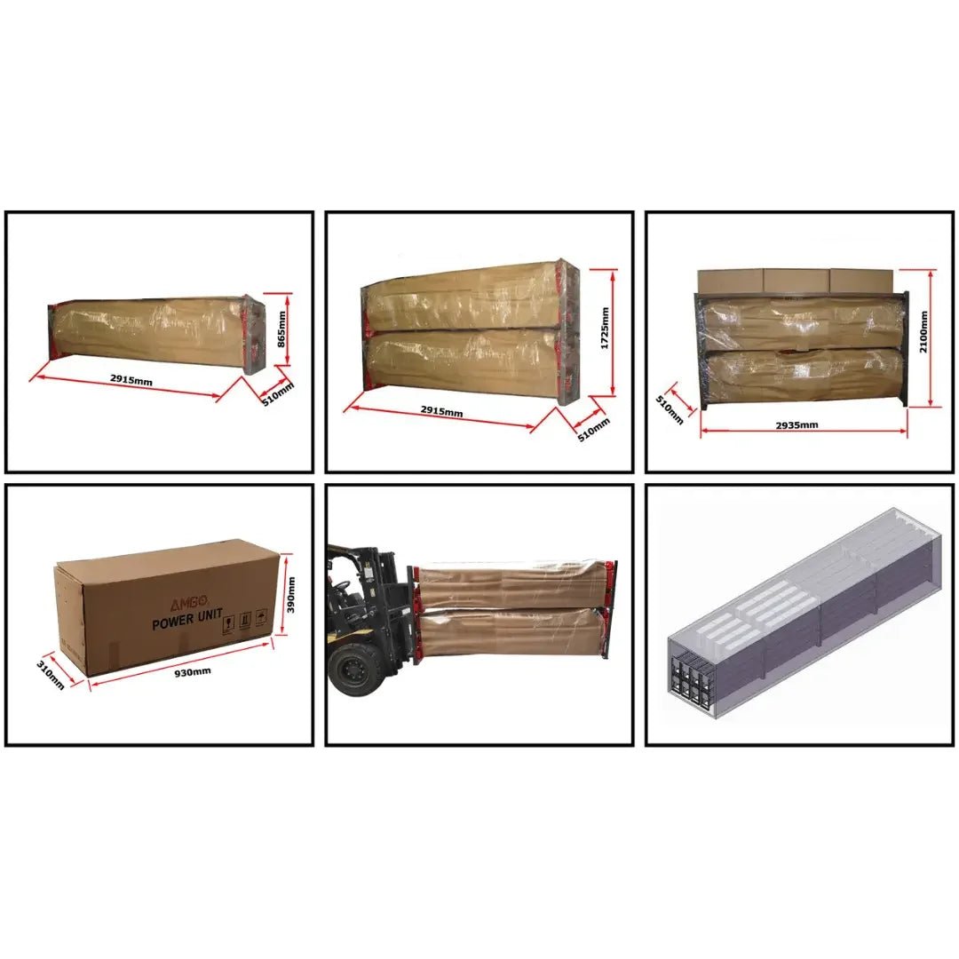 Amgo BP-10 10,000 lb 2 Post Lift - Image 4