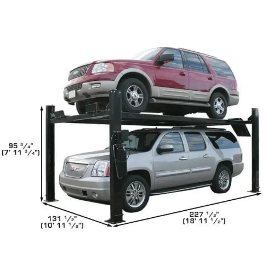 Atlas Garage Extra Tall/Extra Wide Portable Lift | Heavy Duty 4-Post Lift - Image 5