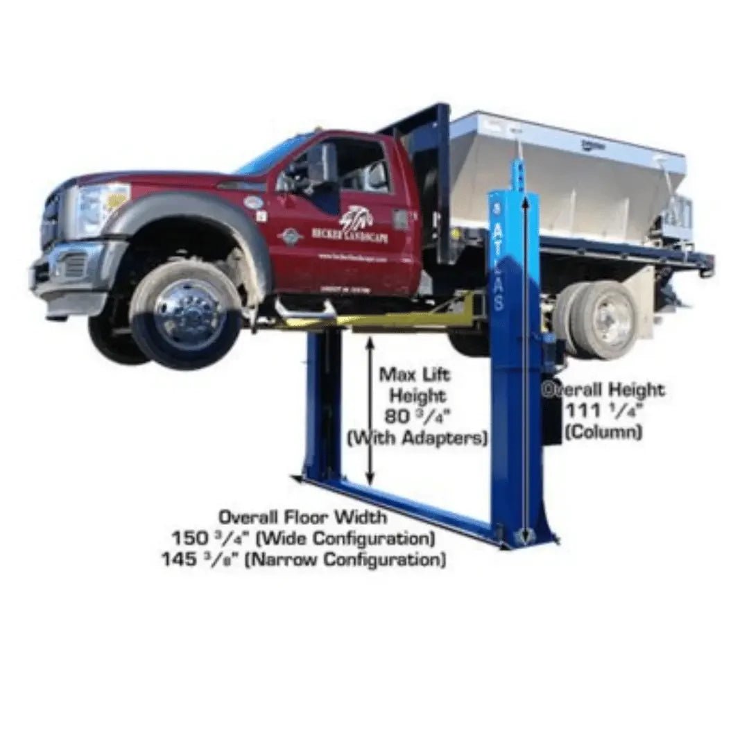 Atlas BP12000X Commercial Grade Baseplate 12,000 lb. Capacity 2 Post Lift - Image 7