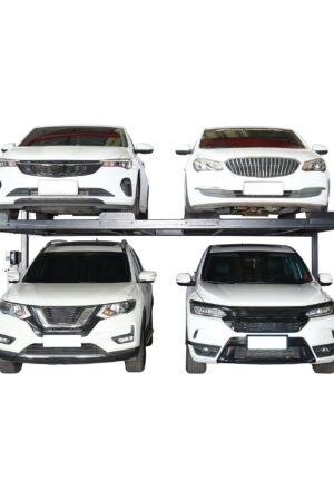 APlusLift 9,000LB 4-Post Double Deck Parking Storage Car Lift - HW-9KDP